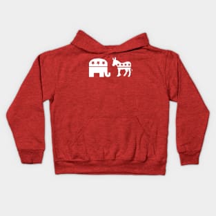 Minimal Democrat and Republican Kids Hoodie